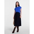 thumbnail image 3 of Scenario Women's and Women's Plus Shirred Shoulder Tee, Sizes XS-4X, 3 of 6
