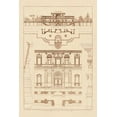 thumbnail image 2 of Buhlmann, J. 11x14 Black Ornate Wood Framed with Double Matting Museum Art Print Titled - Villa Sacchetti, Villa Papa Giulio at Rome, 2 of 4