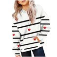 thumbnail image 2 of Cowsor Sweat à Capuche pour Enfants / Manches Longues Imprimé Col Rond / Tissu Extensible Doux / Tenue Décontractée Chaude pour École Quotidienne / Garçons Filles 2-14 Ans, 2 of 6