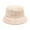 Beige, variant on Fisherman Hat for Autumn Winter Adjustable Warm Solid Color Bucket Hat for Outdoor Sun Hats for Women Yellow