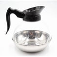 thumbnail image 2 of 1 Pack Commercial Coffee Decanter 64oz 1.8L 12 Cup (Black), Polycarbonate Plastic Body with Stainless Steel Bottom & Ergonomic Handle, Perfect for Serving Coffee at various commercial occasions, 2 of 5
