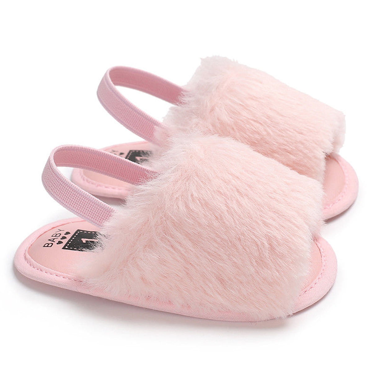fluffy sandals for toddlers