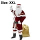 thumbnail image 1 of Disfraz de Papá Noel para hombre Fiesta de Navidad Cosplay para adultos Traje de Papá Noel de terciopelo rojo de lujo XXL Vhermosa 221170, 1 of 4