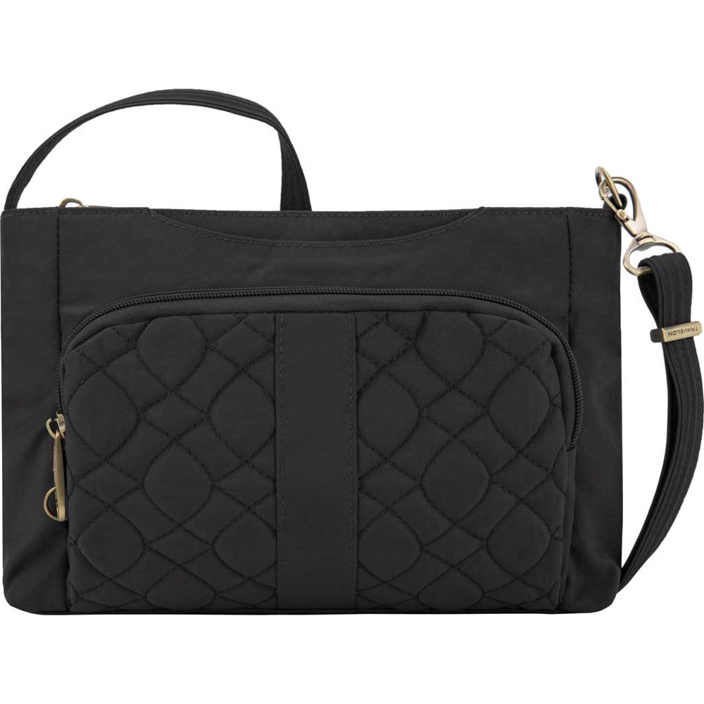 Travelon Travelon AntiTheft Signature Quilted East/West Slim Bag 11