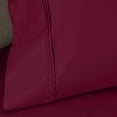 thumbnail image 5 of Superior 1200 Thread Count Egyptian Cotton Solid Pillowcase, King, Burgundy, 5 of 5