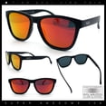 thumbnail image 2 of Polarized Mens Kush Color Mirror Pop Sport Horn Rim Sunglasses [Black - Orange Mirror], 2 of 7