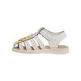 thumbnail image 2 of Laura Ashley Flower Detail Closed Toe Toddler Girl Fisherman Style Sandals, 2 of 5
