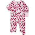 thumbnail image 2 of Wonder Nation Baby Gender Neutral Zip Front Footed Sleep N Play Pajamas, 2-Pack, Sizes Preemie-6/9 Months, 2 of 3