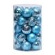 thumbnail image 1 of 34 piezas de adornos de bolas de Navidad irrompibles de 4 cm para decoración de fiesta de cumpleaños de boda de árbol de Navidad, 1 of 5