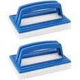 thumbnail image 1 of Pool Wall Sponge Pool Sponge Brush Portable Pool Scrubbing Cleaning Tool with Handle for Pond Spa 2pcs, 1 of 8