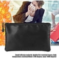 thumbnail image 2 of Fireproof Document Bags,Document Bag Briefcase FireResistant Waterproof Passport Money Laptop Keeping for Home Use(27 * 16CM), 2 of 8