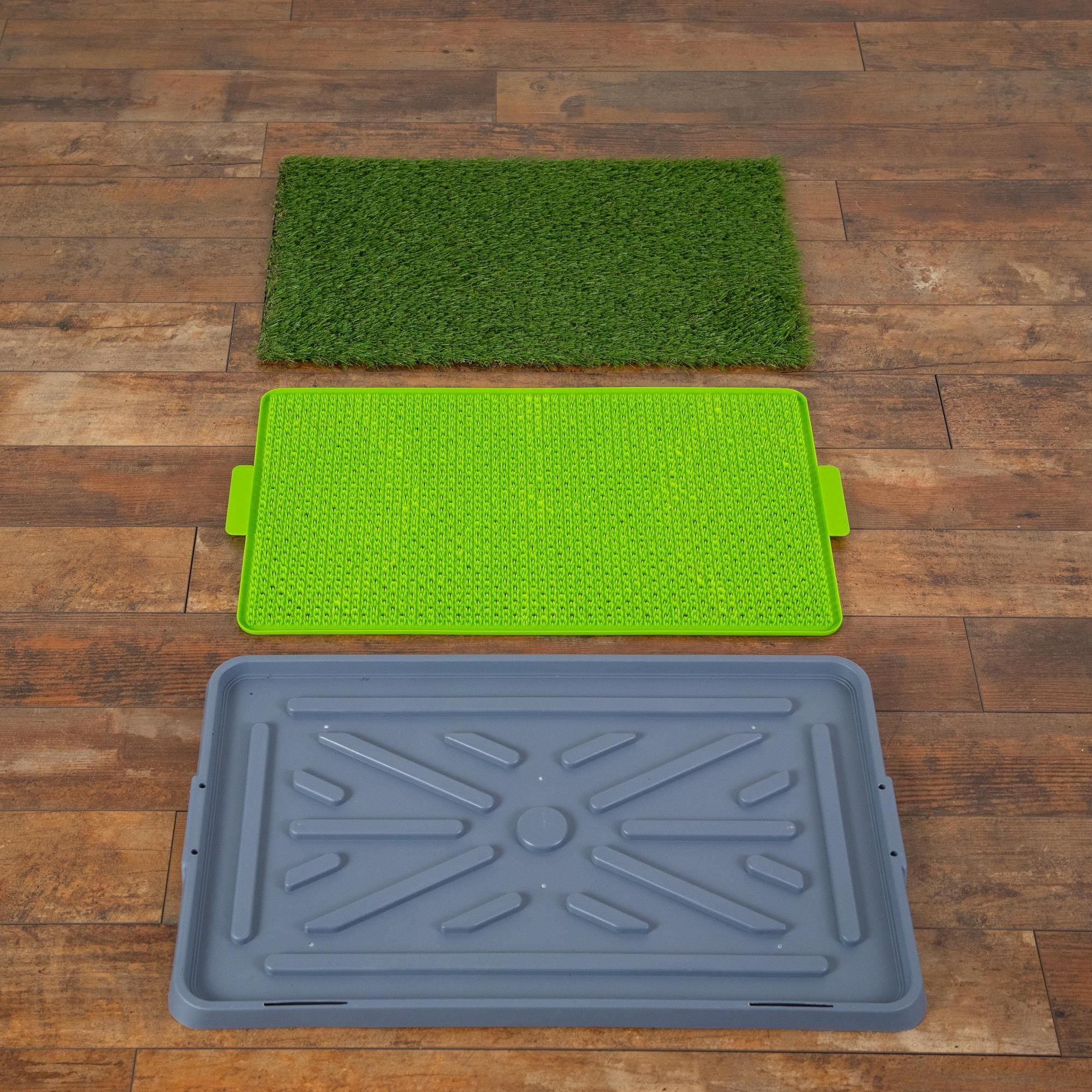26.7in. x 16.5in. UV Resistant Artificial Pet Potty Grass Training Pad (Indoor/Outdoor)