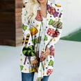 thumbnail image 4 of Juebong Cardigan for Women Clearance,Women's Summer Long Sleeve Lightweight Sweaters Cardigans Fall Oversized Open Front Cardigans Coat, 4 of 5