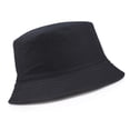 thumbnail image 3 of Todas las estaciones Gombado de cubo Exquisito Fishermen Gaps Accesorio de moda de sombreros elegantes con color sólido para viajar con salida con negro Inevent AP008924-05B, 3 of 7