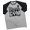 T-Shirt Heather Grey, variant on GYMISH RAGLAN Hello... Goodbye Workout Gym T-Shirt – Funny Gym Shirt for Men, Men's Fitness Tee, Bodybuilding & Weightlifting Apparel