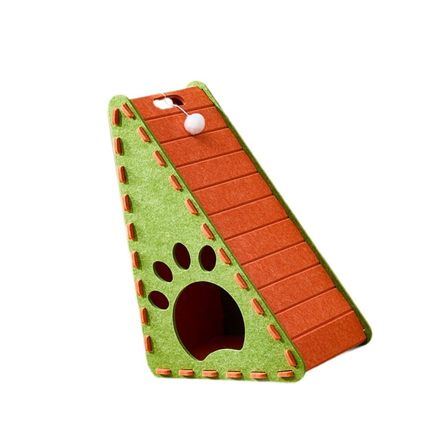Accesorios para la almohadilla de rasguño de gato de pie de tabla de rascado para gatos Garra de molienda Verde