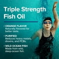 thumbnail image 6 of GNC Triple Strength Fish Oil Liquid Supplement, 1000mg EPA DHA Omega 3s, Wild Deep Ocean Caught, Heart, Brain, Skin, Eye and Joint Health, Natural Orange Flavor, 8 Fl Oz, 47 Servings, 6 of 7
