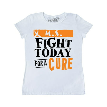 Multiple Sclerosis Fight Cure MS Ribbon Support Women's T-Shirt