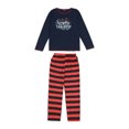 thumbnail image 4 of Kmbangi Striped Parent-child Outfit Printing Long Sleeve Sleepwear Jumpsuit, 4 of 9