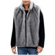 thumbnail image 2 of Ceisia Men's Loose Fit Faux Fur Stand-Collar Vest Gift, 2 of 8
