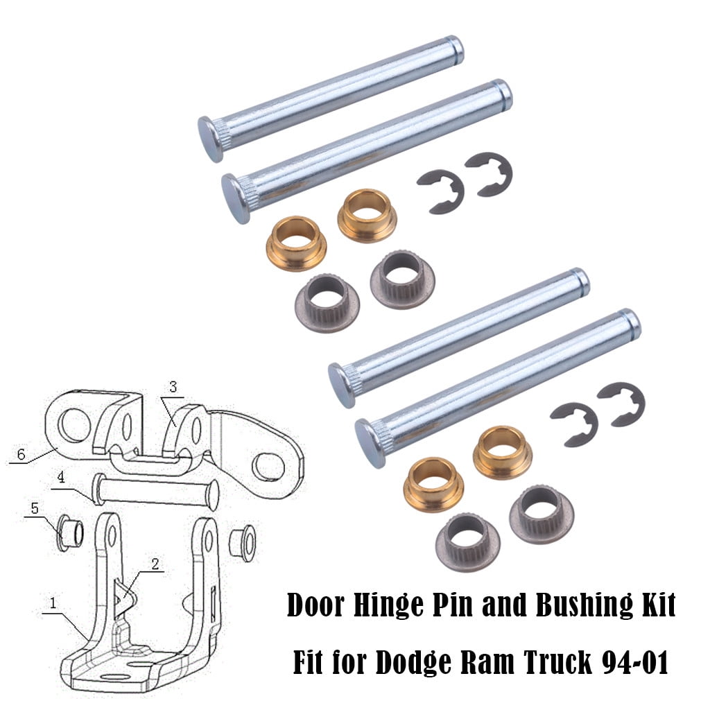 Brand New Steel Car Front Door Hinge Pin Bushing Door Repair Kit