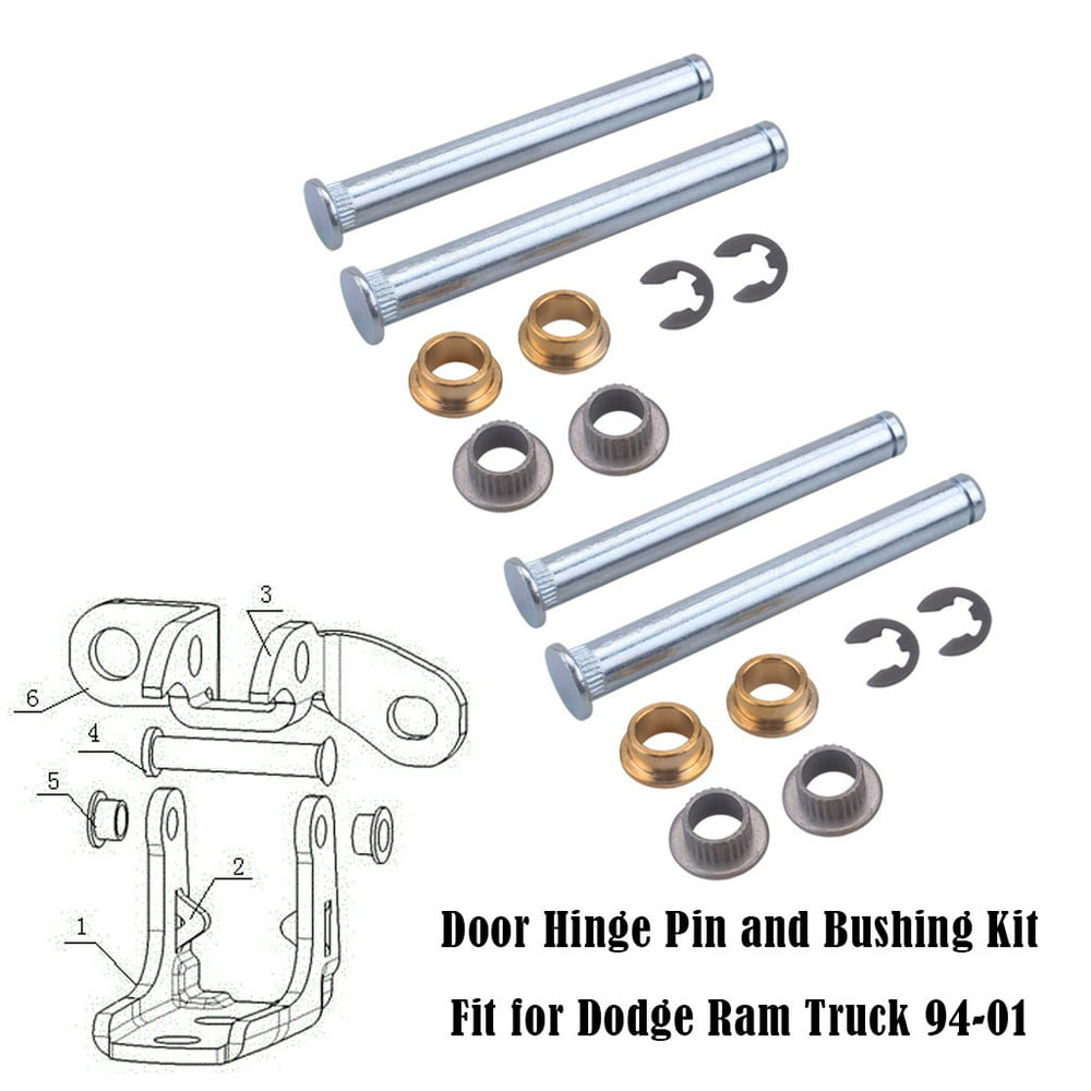 Brand New Steel Car Front Door Hinge Pin Bushing Door Repair Kit