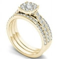 thumbnail image 2 of 1 Carat T.W. Diamond Single Halo 14kt Yellow Gold Engagement Ring Set, 2 of 5