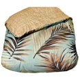 thumbnail image 3 of TiaGOC Tropical Palm Tree Leaf/Leaves Ocean Beach Coastal Bedding 6 Pieces Comforter Set Bed in a Bag ( Size), 3 of 4
