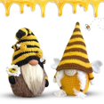 thumbnail image 3 of Bumble Bee Dwarf Doll Bee Day Decoración Felpa Adornos Sin Rostro Bee Elf Muñeco De Peluche Hecho A Mano Regalo Para Niños Adultos Speravity FN007292-02, 3 of 6
