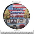 thumbnail image 2 of Happy Campers Spare Tire Cover Camper Gifts Waterproof Polyester Wheel Protectors Wheel Covers Fit for SUV Truck Travel Trailer 13 Inch, 2 of 8