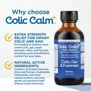 Colic Calm Colic, Gas & Fussiness, Extra Support, 2 fl oz (59 ml) (Pack of 1)