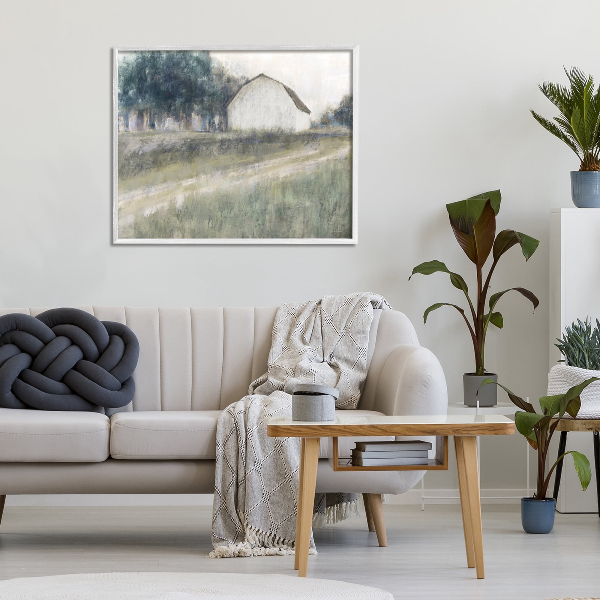Stupell Industries Another Path Abstraction White Framed Giclee Art, design by Kamdon Kreations