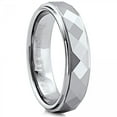 thumbnail image 1 of Diamond Pattern With Polished Edges Tungsten Carbide Ring, 1 of 2