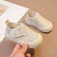 thumbnail image 5 of Wdgfv Girls Sneakers Soft Soled Canvas Indoor Shoes for Toddlers Lightweight Breathable Comfortable Baby First Yellow 21, 5 of 6