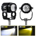 thumbnail image 4 of Tignapoo G0027 Dual-Color Motorcycle Auxiliary Light with Adjustable Mount, 6000LM High Brightness, IP67 Waterproof, 60W for All Vehicles, 4 of 6