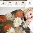thumbnail image 3 of Pratyus White Pumpkin Flowers Table Print Blanket Boys Girls Adults Soft Plush Blanket All Seasons Gift - Flannel Material 50x60in, 3 of 6