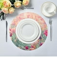 thumbnail image 5 of Beautiful Tulips Round Placemats Washable Placemats Non-Slip Heat-Resistant Table Place Mats for Dining Kitchen Holiday Party Table 15.4"-1PCS Home Decor, 5 of 7