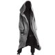 thumbnail image 1 of Sudadera con capucha larga unisex de manga larga con capucha Nazgul con cierre de cremallera y forro polar, 1 of 5