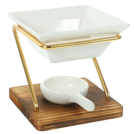 Raindrops 1 Set Scented Candle Warmer with Square Dish for Various Rooms