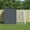 Anthracite, variant on vidaXL Dog House with Run Anthracite 84.3"x99.6"x71.3" Galvanized Steel