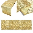 thumbnail image 2 of 12x108 Sequins Rectangle Cloth Wedding Decorations Golden, 2 of 6