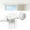 White, variant on Sindcom No Drill Curtain Rods for Window 27 to 48 Inches, 5/8 Inch Diameter Renter Friendly Drapery Rod with Adhesive Brackets without Drilling, Adjustable from 27 to 52 Inches, Black