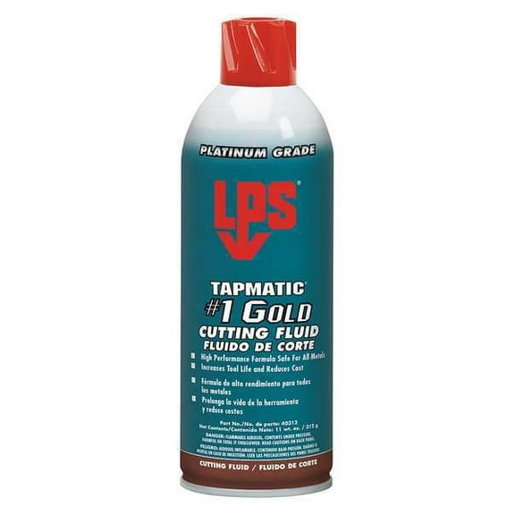 Lps Cutting Oil,11 oz.,Aerosol,Gold 40312