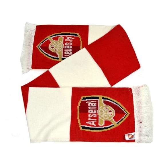 Arsenal Striped Scarf by Arsenal , Red, White, 1