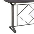 thumbnail image 5 of Counter Height Table with Geometric Metal Base Gray, 5 of 6