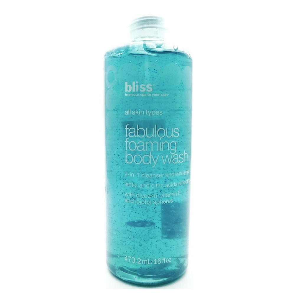 Bliss bliss Fabulous Foaming Body Wash 2in1 Cleanser and Exfoliator