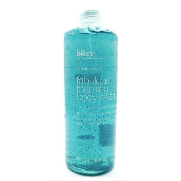 Bliss bliss Fabulous Foaming Body Wash 2in1 Cleanser and Exfoliator