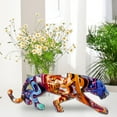thumbnail image 6 of Leopard Statue, Desktop Animal Decoration Resin, Leopard Sculpture Ornament Leopard Statues for Desktops for Animal Lovers, 6 of 9