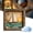 #D, variant on Coastal Lighthouse Sea Glass Night Light–Bring the Ocean Home, 3D Handmade Coastal Lighthouse Sea Glass Shadow Box Night Light, Shadow Box with Lights for Bedrooms, Reading Corners (#D)