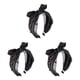 thumbnail image 2 of Minnieouse Diadema con lazo para el pelo, diadema con nudo torcido, diadema bordada con cuentas brillantes, diademas envolventes, accesorios de Type1 NO1, 2 of 6
